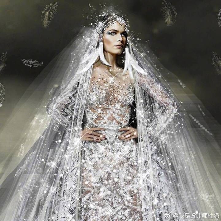 zuhair murad ​手绘稿 