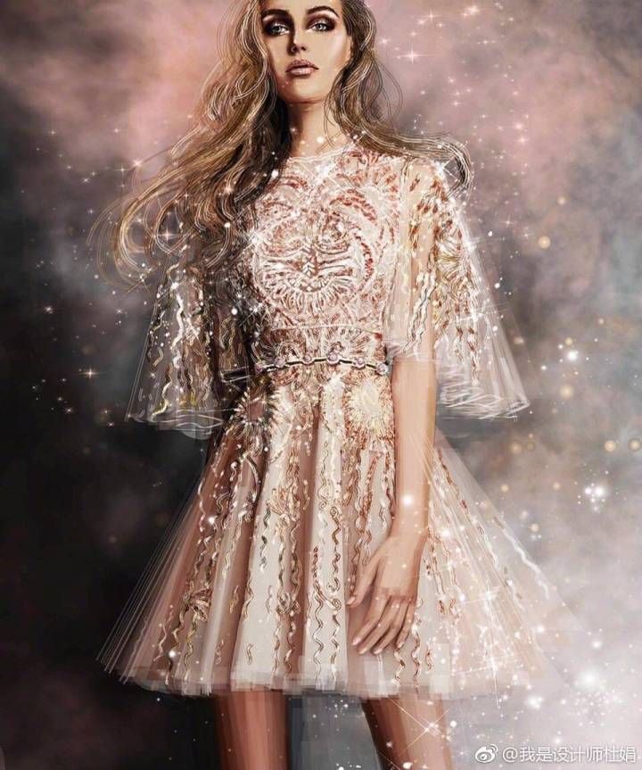 zuhair murad ​手绘稿 