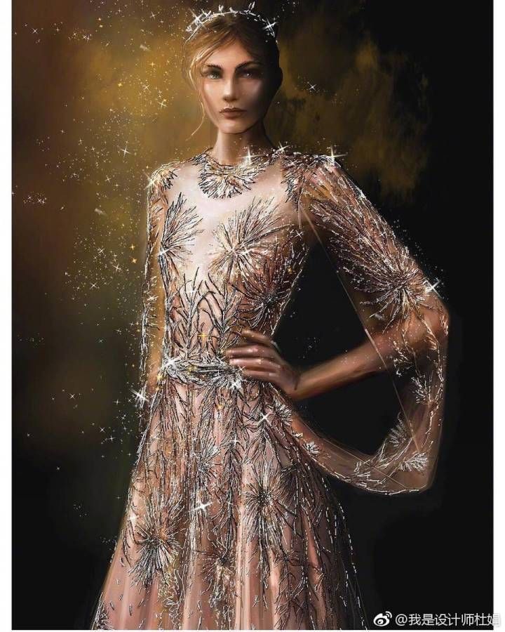 zuhair murad ​手绘稿 